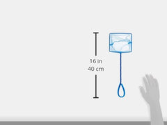 Marina 10-inch handle blue aquarium net provides easy reach and precise handling