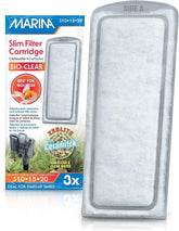 Marina Bio Clear cartridge pack ready for easy maintenance and steady filtration
