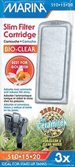 Marina slim filter cartridge in-use demonstrating Ceramitek-based filtration