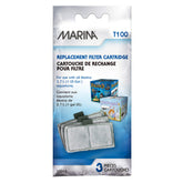 Marina T100 top filter cartridges 3-pack packaging for easy replacement and clean water.