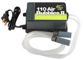 Marine Metal A-2 air bubbles pump in bait bucket delivering steady dissolved oxygen.