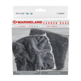 Marineland carbon bags with activated carbon for clearer aquarium water and odor control.