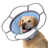 Mariyago soft dog cone collar side view shows comfortable neck support for everyday recovery