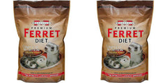 Marshall Premium Ferret Diet kibble close-up reveals bite-sized, palatable pieces.