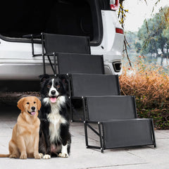 Marudina dog car ramp folded-compact: easy travel storage and quick setup.