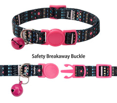 MarukoPet cat collars adjustable 7.5–12 inches for growing cats.