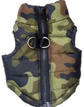 MaruPet winter vest back view for small dog provides windproof warmth during cold walks