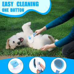 MASTER QUEEN slicker brush for dogs with gentle bristles to reduce tangles