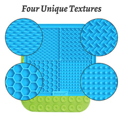 MateeyLife blue-green lick mats encourage slow feeding and focused licking.