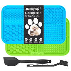 MateeyLife large lick mat with suction cups ready for slow-feeding sessions at home