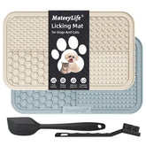 MateeyLife lick mat with suction cups for large dogs, helps slow eating and reduce gulping