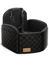 Mavora Max dog car seat in car elevates your pup for safer travel.