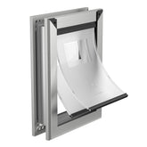 MAVRICFLEX heavy-duty dog door aluminum frame demonstrates rugged durability for large breeds
