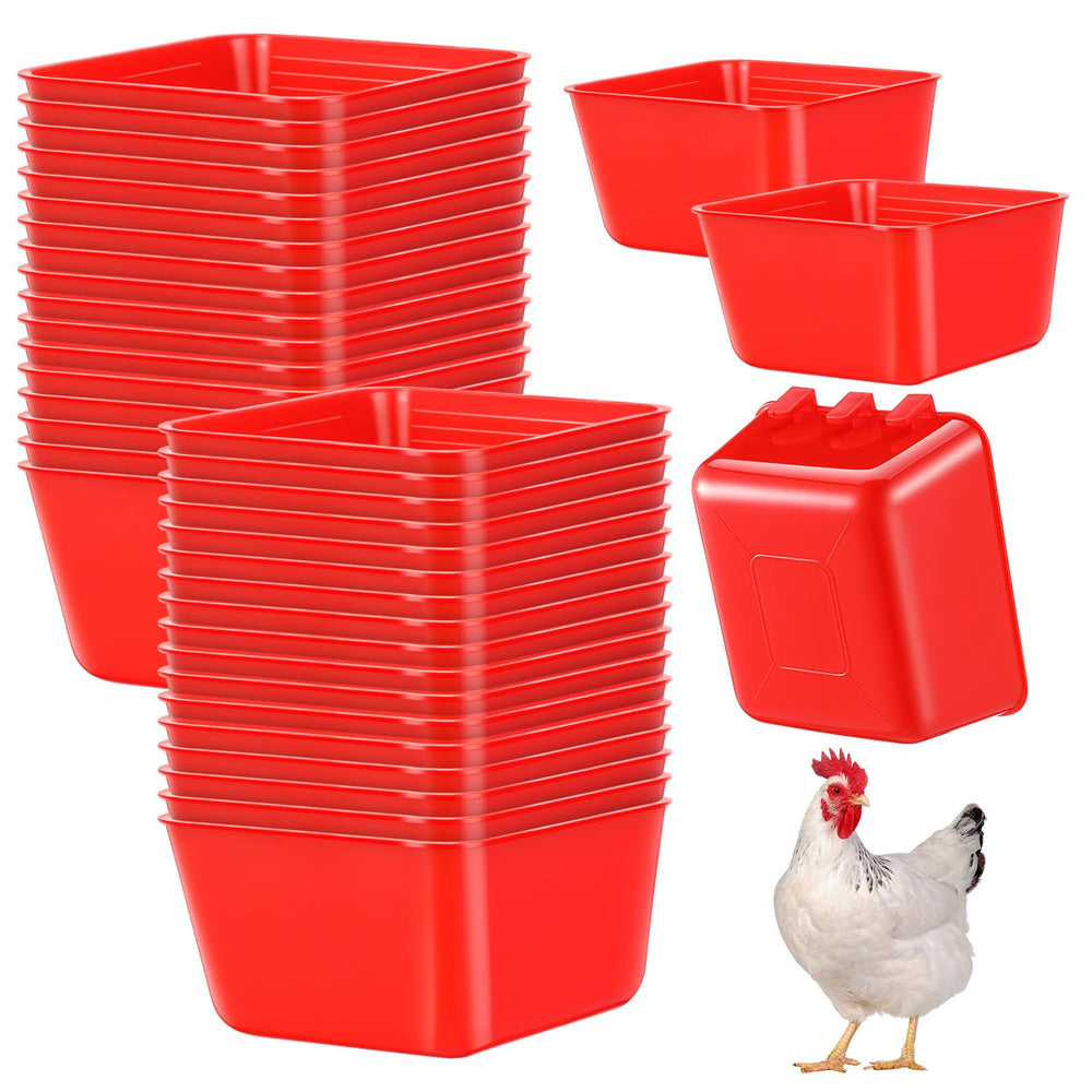 Maxdot cage cups 20-pcs package for easy feeding and sharing in cages