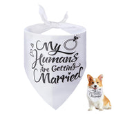 MAXIQI dog bandana wedding photo prop enhances pet portraits