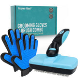 Maxpower Planet dual-sided brush for dogs and cats tackles mats and loose fur gently.