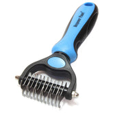 Maxpower Planet dual-sided dematting brush with 9 and 17 teeth for fast mats.