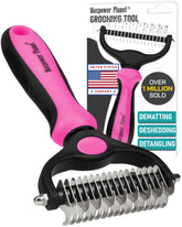 Maxpower Planet hair brush 9-teeth side tackles mats on dogs and cats