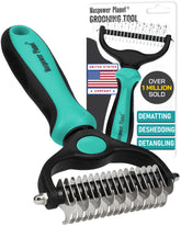 Maxpower Planet dual-sided brush with 9-teeth for mats and tangles.