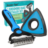 Maxpower Planet rastrillo deslanador para pelo de mascotas, uso suave y eficiente.