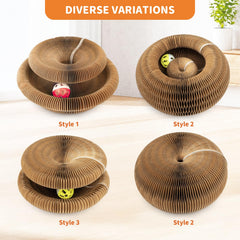 MAXTOOA durable cardboard scratcher surface resists wear during long sessions.