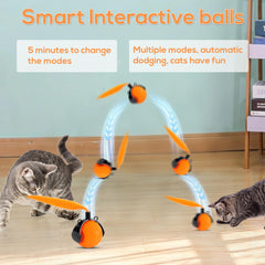 Maycserena USB recharge cat toy with convenient power option