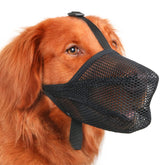 Mayerzon dog muzzle with soft mesh for breathable comfort during walks