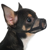 Mayerzon dog muzzle with ultra-breathable mesh offering comfortable airflow