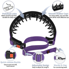 Mayerzon Martingale no pull collar reflective stitching enhances nighttime visibility