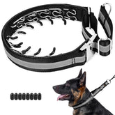 Mayerzon No-Pull Martingale Collar for large dogs with reflective padding for safe, visible walks