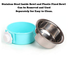 MayLove-US crate bowl removable inner tank for easy cleaning