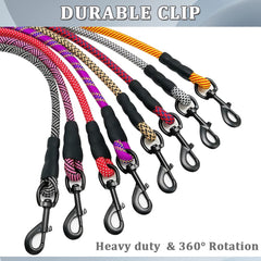 MayPaw rope leash with 360 rotation to prevent tangles during training
