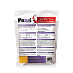 Mazuri Koi Premium Food Small pellets close up, 2mm size ideal for easy feeding.