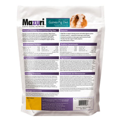 Mazuri Timothy-Based Guinea Pig Food pellets closeup reveals texture that supports chewing.