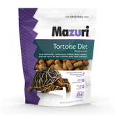 Mazuri Tortoise Diet pellets closeup — palatable nutrition for forest tortoises.