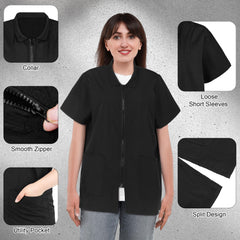 MCEAST grooming jacket with dual pockets keeps tools within reach