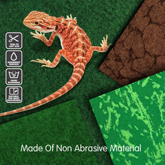 MCLANZOO reptile carpet easy cleaning and quick drying helps tank maintenance.