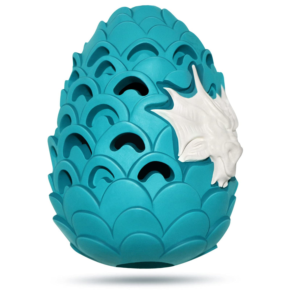 M.C.works Dragon Egg Toy texture close-up shows rugged surface ideal for aggressive chewers.