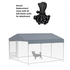 MDHA kennel top cover made of 600D material for durable weather resistance.