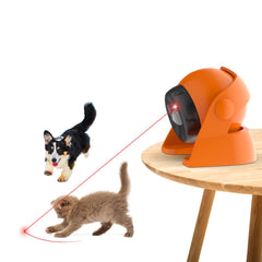 Mdupw 2-in-1 motion-activated cat laser toy front view enables interactive play.