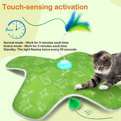 Mdupw USB-rechargeable cat toy charges via USB for continuous play sessions