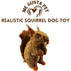 ME GUSTA SHOP Squirrel Dog Toy indoor tug play supports active games.