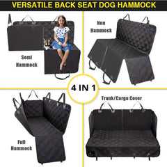 Meadowlark Dog Seat Cover waterproof Oxford fabric resists mud and spills.