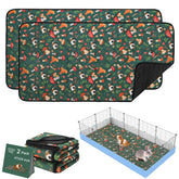 Mechpia guinea pig cage liner 47x24 overview demonstrates multi-layer design for dry, comfortable bedding.