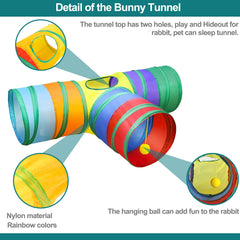 Mechpia rabbit tunnel exit ring helps maintain shape during fun