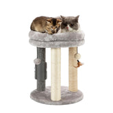 MECOOL 4in1 cat tree with tower bed for cozy indoor cat naps and play