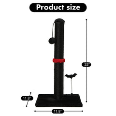 MECOOL scratching post plush details blend with modern decor