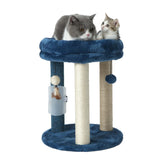 MECOOL cat-scratching-post-tree with sisal posts for clawing and play