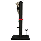 MECOOL cat sisal vertical post close-up showing durable scratching surface