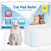 MED Cat Litter Pads 25-count packaging for bulk refills and easy replacement.